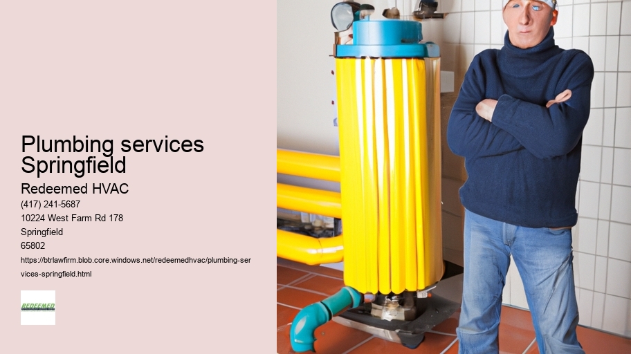 Plumbing services Springfield